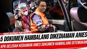 CEK FAKTA: Heboh! Geledah Kediaman Anies Baswedan, KPK Temukan 5 Bukti Dokumen Kasus Hambalang, Benarkah?