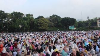 Ribuan Jamaah Muhammadiyah di Bandung Gelar Shalat Idul Fitri 1444 H