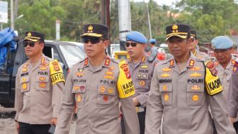 Kapolda Bali Cek Pengamanan Hari Raya Idul Fitri di Posko Nusa Penida