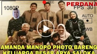 CEK FAKTA: Momen Bahagia Amanda Manopo dan Arya Saloka Foto Bareng Keluarga Besar