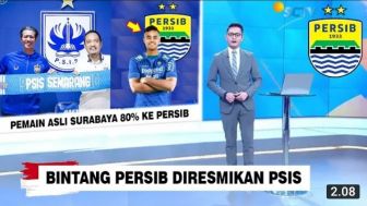 Cek Fakta: Bintang Persib Dikontrak PSIS Semarang, Barter Pemain Asli Surabaya?