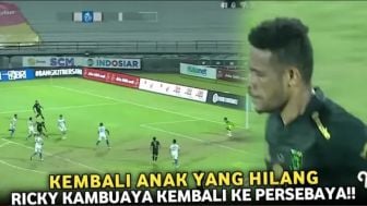 CEK FAKTA: Ricky Kambuaya Resmi Kembali ke Persebaya Surabaya?