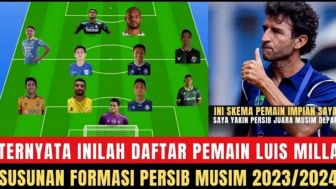 Cek Fakta: Bintang Semua! Luis Milla Bocorkan Susunan Pemain Persib Musim 2023/2024, Benarkah?