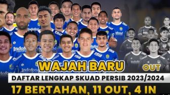 CEK FAKTA: Daftar Lengkap Skuad Persib Bandung 2023/2024, 17 Pemain Bertahan, 11 Out, dan 4 In?