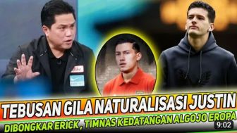 CEK FAKTA: Mahar Tebusan Naturalisasi Justin Hubner Dibongkar Erick Thohir