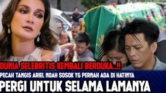 CEK FAKTA: Pecah Tangis Ariel Noah, Luna Maya Meninggal Dunia?