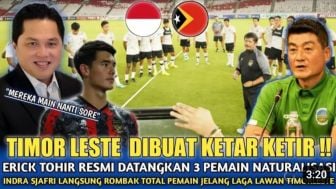 CEK FAKTA: Buat Timor Leste Ketar Ketir, Erick Thohir Datangkan 3 Pemain Naturalisasi