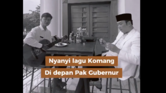 Temui Mantan ASN Dipungli, Ridwan Kamil Puji Husein Ali dan Dihibur Lagu Komang