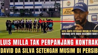 Cek Fakta: Luis Milla Nonaktifkan David Da Silva, Hanya Bertahan Setengah Musim di Persib Bandung?