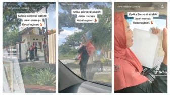 Viral Wanita Kegirangan Dapat Akta Cerai dan Jadi Janda Muda: Terima Kasih, Ya Allah, OTW Salon!