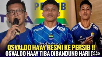 CEK FAKTA: Tiba di Bandung Hari Ini! Eks Persija Jakarta Osvaldo Haay Resmi ke Persib?