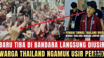 Cek Fakta: Baru Tiba di Bandara Langsung Dilempari Batu! Pemain Timnas Thailand Diusir dan Diancam Warganya?