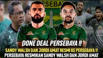 CEK FAKTA: Done Deal, Jordi Amat dan Sandy Walsh Resmi ke Persebaya Surabaya?