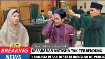 CEK FAKTA: Live Breaking News, 3 Rahasia Besar Desta Dibongkar Natasha Rizki di Pengadilan, Semua Terkejut?