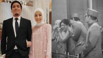 Bikin Baper! Viral Momen Romantis Desta Tatap Natasha Rizky di Pernikahan Enzy Storia Meski Proses Cerai