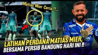 CEK FAKTA: Resmi ke Persib, Latihan Perdana Matias Mier Bersama Skuad Pangeran Biru?