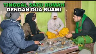 Viral, Inilah Kisah Wanita Cantik Punya 2 Suami Hidup Rukun dalam Satu Atap hingga Ritual Mandi Kembang