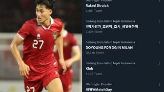 Tebar Pesona di Laga Timnas Indonesia vs Palestina, Rafael Struick Langsung Jadi Trending Topik