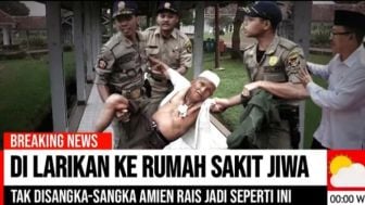 CEK FAKTA: Usai Fitnah Presiden Jokowi, Tak Disangka Amien Rais Jadi Seperti Ini?