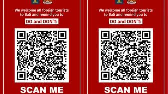 Versi Digital, Wisatawan Masuk Bali Wajib Scan Barcode Do and Don't