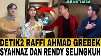 Cek Fakta: Detik-detik Raffi Ahmad Grebek Syahnaz Sadiqah dan Rendy Kjaernett, Jeje Govinda Minta Cerai?