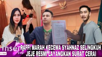 Cek Fakta: Jeje Govinda Resmi Ceraikan Syahnaz Sadiqah dan Beri Bukti Selingkuh dengan Rendy Kjaernett, Raffi Ahmad Kecewa?