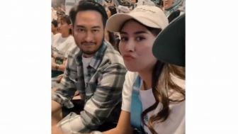 Dilanda Isu Perselingkuhan, Syahnaz Sadiqah dan Jeje Govinda Justru Kompak Nonton Tenis Bersama
