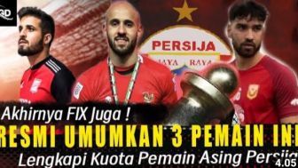 CEK FAKTA: Akhirnya Fix Juga! Inilah 3 Pemain yang Akan Lengkapi Kuota Asing Persija Jakarta