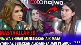 Cek Fakta: Syahnaz Sadiqah Beberkan Alasannya Jadi Pelakor, Najwa Shihab Ikut Meneteskan Air Mata?