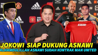 CEK FAKTA: Jokowi Siap Dukung Asnawi Mangkualam Kontrak dengan Manchester United, Terbang Malam Ini Bareng Erick Thohir?