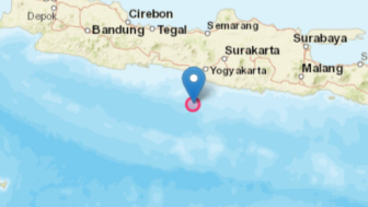 Jogja Digoyang Gempa Magnitudo 6,4, Berada di Perairan Kedalaman 25 Kilometer, Dirasakan sampai Mojokerto