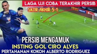 Cek Fakta: Skor Akhir 5-1, Persib Bandung Mengamuk di Laga Uji Coba Terakhir?