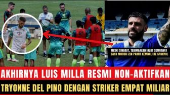 Cek Fakta: Asing Persib Bandung, Tyronne Del Pino Menangis Usai Resmi Dinonaktifkan Luis Milla, Benarkah?