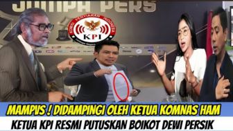 Cek Fakta: KPI Resmi Boikot Dewi Perssik Didampingi Ketua Komnas HAM