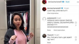 Kasihan... Denise Chariesta Kini Jualan Baju Bekas Usai Bikin Heboh Open Donasi