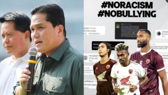 Pasca Aksi Rasisme ke 3 Pemain PSM Makassar, Ketua Umum PSSI Erick Thohir Setuju Liga 1 Dihentikan Sementara