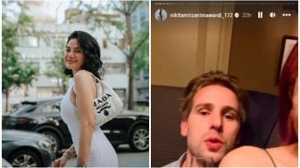 Nikita Mirzani Pakai Baju Terbuka Dipangku Pria Bule, Netizen Ribut Bandingkan dengan Antonio Dedola