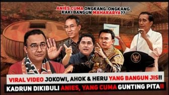 Cek Fakta: Terekam Kamera! Jokowi dan Ahok yang Bangun JIS, Anies Baswedan Cuma Gunting Pita?