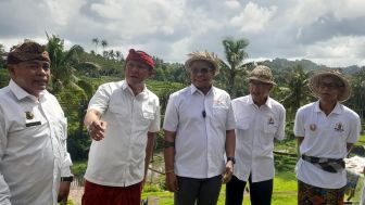 KADIN Indonesia Apresiasi Desa Sidan Gianyar Bali karena Kelola Kelompok Tani Pola Organik dan Sistem Subak