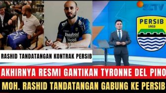 Cek Fakta: Langsung Terbang! Mohammed Rashid Resmi Gantikan Tyronne del Pino di Persib Bandung?