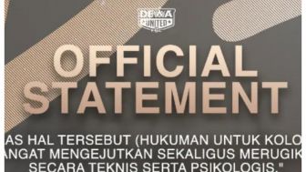 Dinilai Merugikan, Dewa United Ajukan Protes atas Sanksi Kolovos