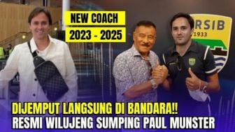 Cek Fakta: Dijemput Langsung di Bandara, Wilujeng Sumping Paul Munster, Pelatih Baru Persib Pengganti Luis Milla?