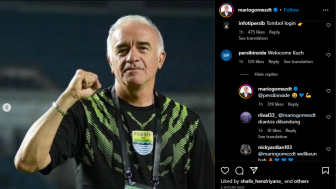 Mario Gomez Unggah Foto Latih Persib Bandung, Kode Jadi Pengganti Luis Milla?