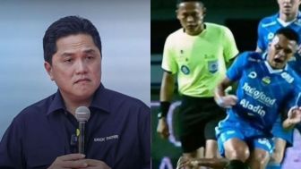 Tak Puas dengan Hukuman Asep Berlian, Bobotoh Minta Erick Thohir Usut Wasit di Laga Persib Bandung vs Dewa United