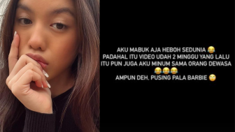 Lolly Anak Nikita Mirzani Klarifikasi soal Video Mabuk hingga Sempoyongan: Pusing Pala Barbie