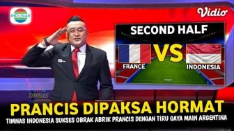 Cek Fakta: Dunia Dibuat Geger! Timnas Indonesia Sukses Hancur Leburkan Prancis Dengan Gaya Main Argentina?