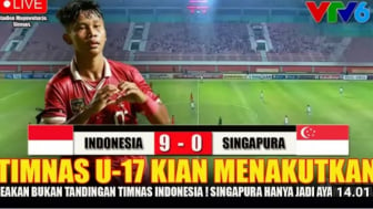 Cek Fakta: Timnas U-17 Kian Menakutkan, Terbukti The Lion Hanya Jadi Ayam-ayaman di Laga Indonesia Vs Singapura