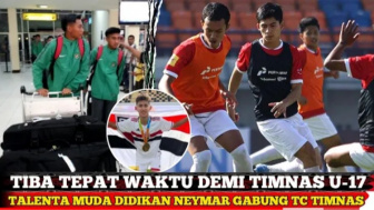 Cek Fakta: Tiba Tepat Waktu! Talenta Muda Didikan Neymar Gabung TC Timnas Indonesia U-17?