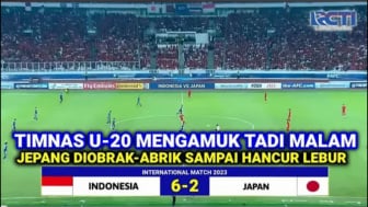 Cek Fakta: Timnas Indonesia U-20 Mengamuk Tadi Malam! Jepang Diobrak-Abrik Sampai Hancur Lebur