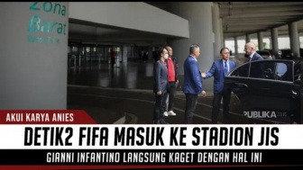 Cek Fakta: Detik-detik FIFA Masuk ke Stadion JIS, Presiden Gianni Infantino Langsung Kaget Setelah Tahu Kemegahannya?